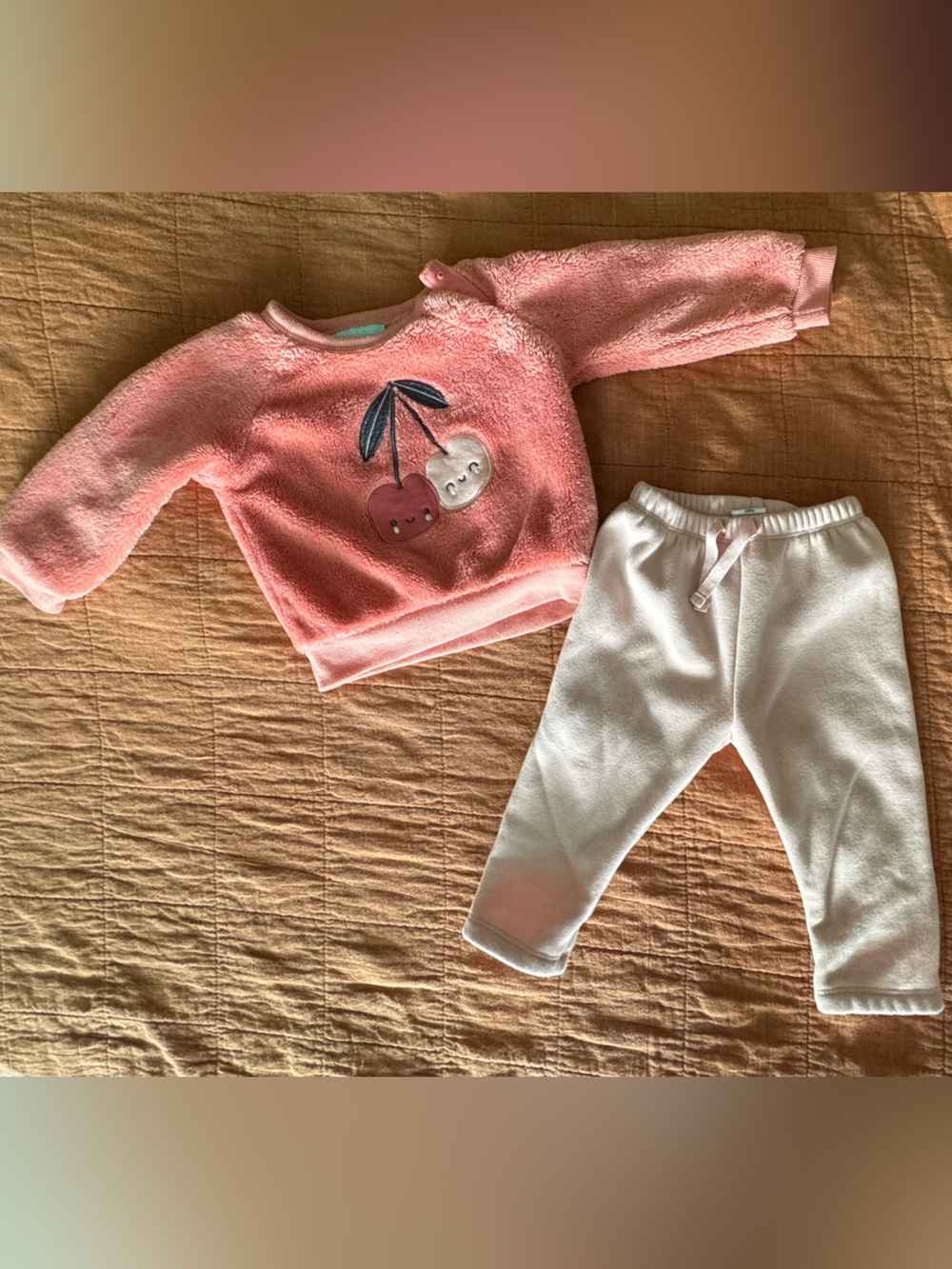 GAP Baby Plush Pullover - Light Pink